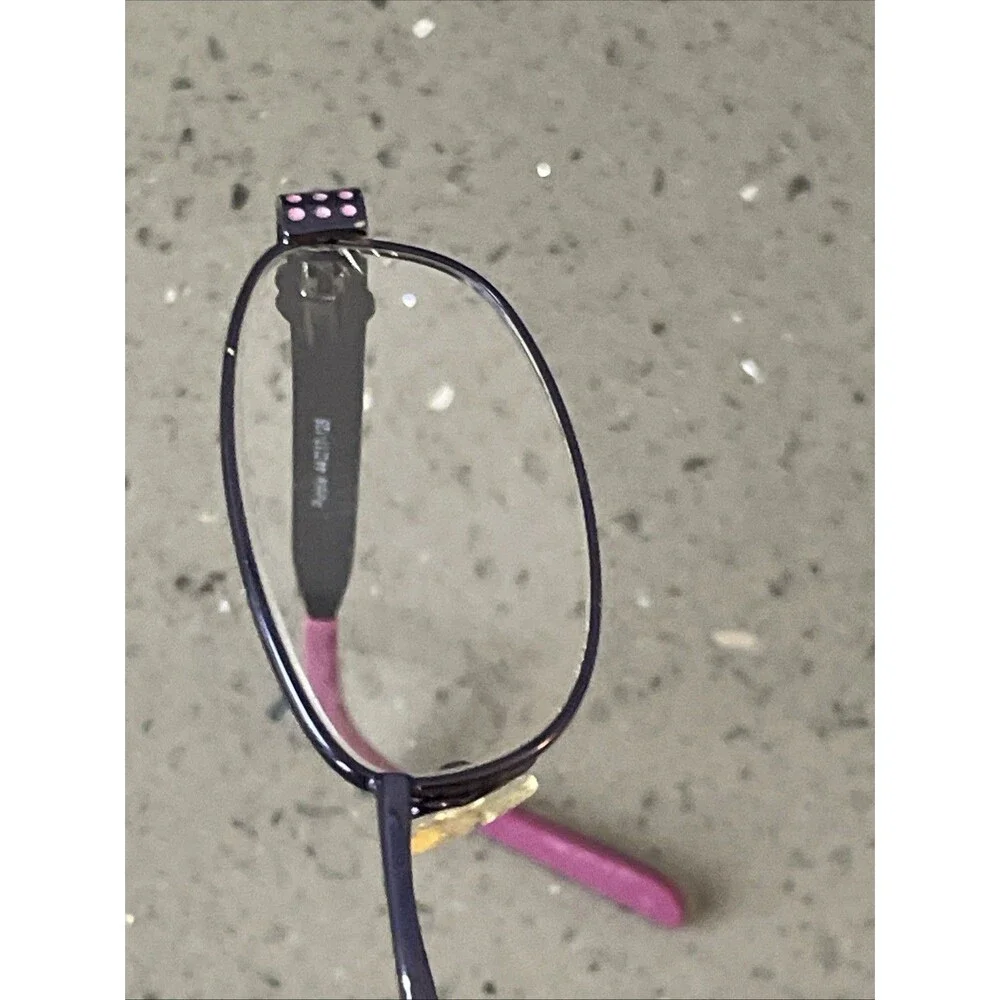 Capri Trendy T18 Purple 44-17-125 Metal Full Rim Eyeglasses Frames ONLY